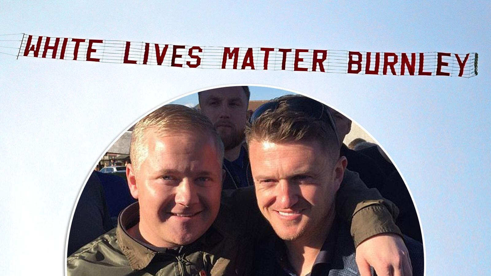 แฟน "เบิร์นลี่ย์" เผยลงเงิน 600 ปอนด์จ้างเครื่องบินติดป้าย "White Lives Matter Burnley" พรีเมียร์ลีกอังกฤษ  