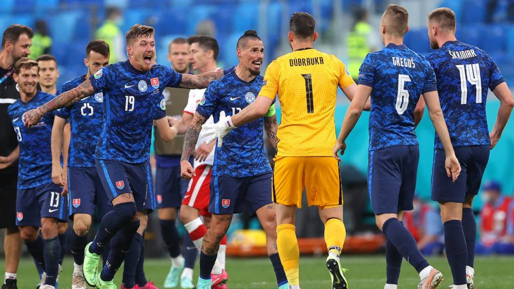 "สโลวะเกีย"พิชิตชัยเหนือโปแลนด์เหนือ10คน1-0 ยูโร 2020  