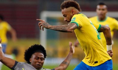 ไฮไลท์ ฟุตบอลโลก รอบคัดเลือก โซนอเมริกาใต้ : บราซิล 2-0 เอกวาดอร์ ทีมชาติ  