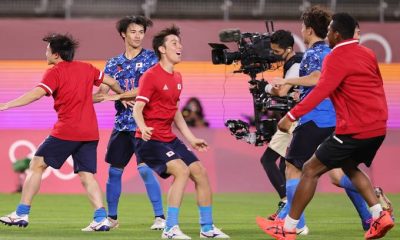 ฟุตบอล โอลิมปิก : ญี่ปุ่น 0-0 นิวซีแลนด์ (ญี่ปุ่นชนะจุดโทษ 4-2) ทีมชาติ  
